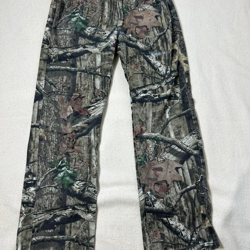 Mossy Oak Hunting Pants Men's 32 Camo Jeans Denim Breakup Infinity Outdoor